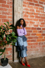 Lana Midi Skirt - Denim