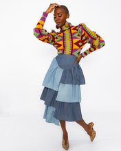 Lana Midi Skirt - Denim
