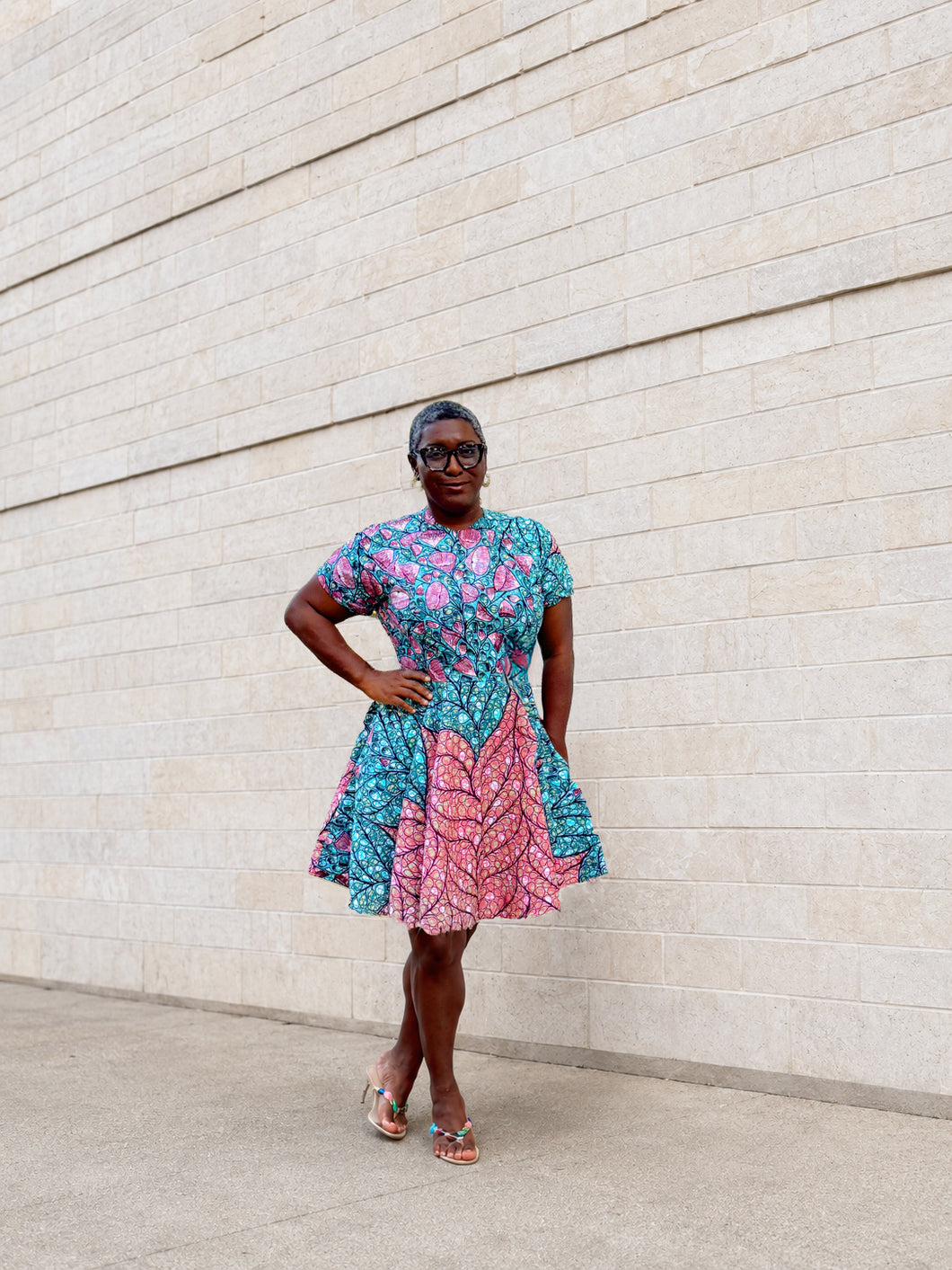 Von Me Dress - Secret Garden Print