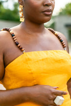 Lumi Beaded Tank in Marigold