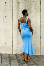 Tide Midi Skirt Sky Blue