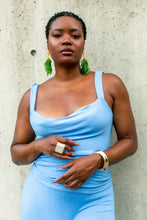 The Drape Tank in Sky Blue