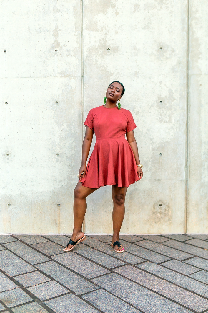 Von Me Dress Terracotta