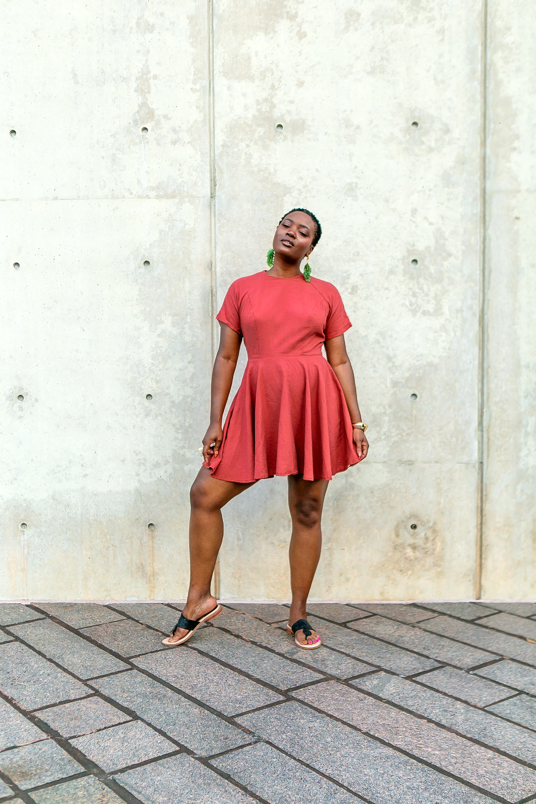 Von Me Dress Terracotta