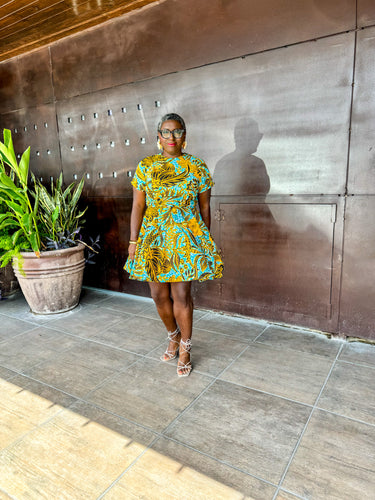 Von Me Dress - Tropica Print