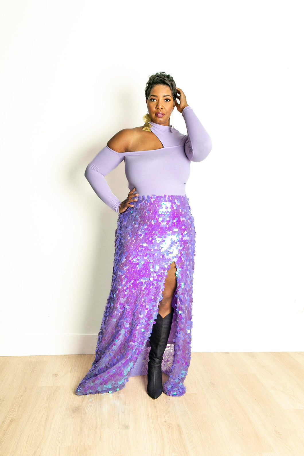 Mermaid Sequin Maxi Skirt - SAMPLE SALE