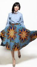 African Print Midi Skirt The Garden Midi